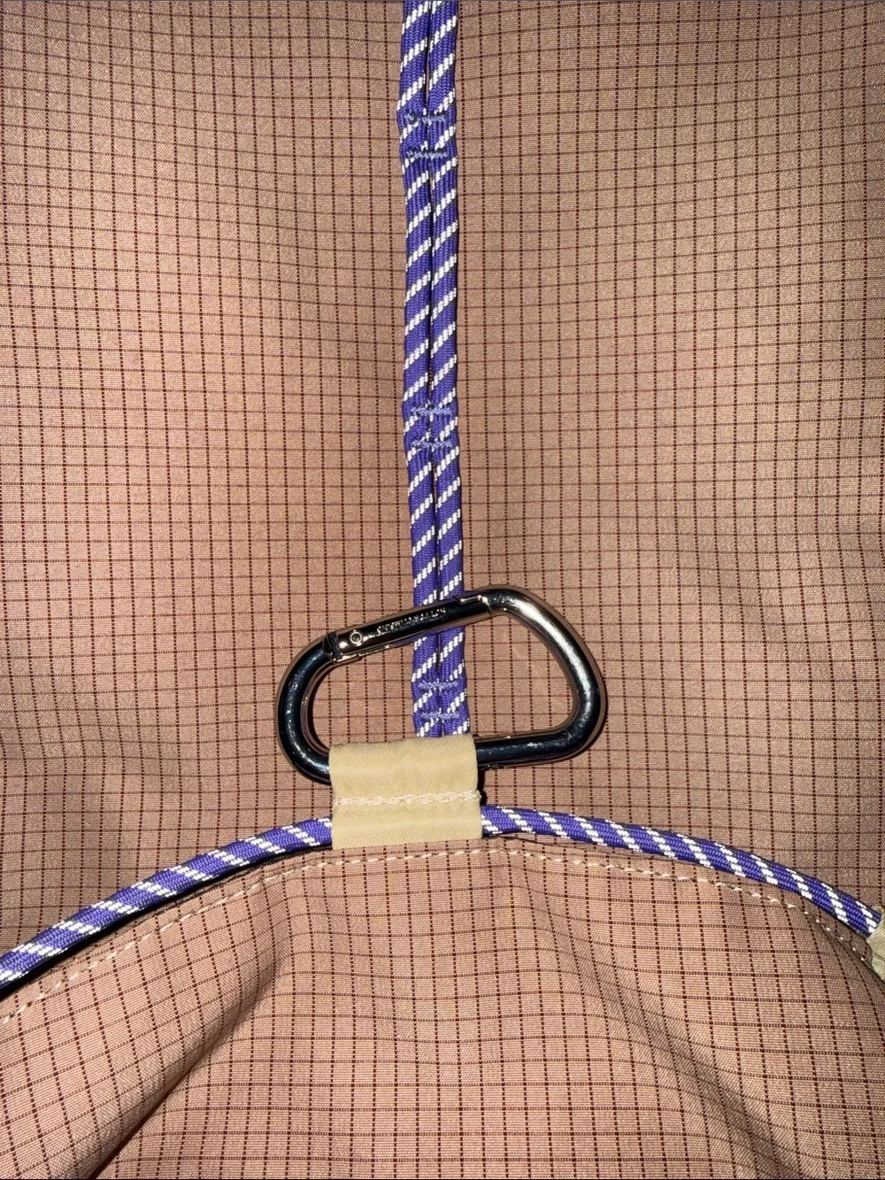 Lululemon Two-Tone Brown & Cream Backpack